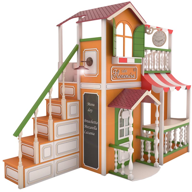Двухэтажный Домик Для Детей